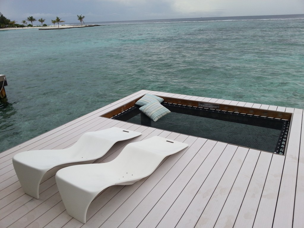 Overwater Villa deck