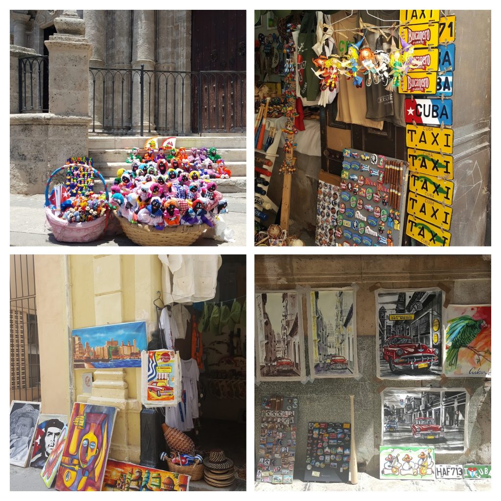 Street vendors Havana